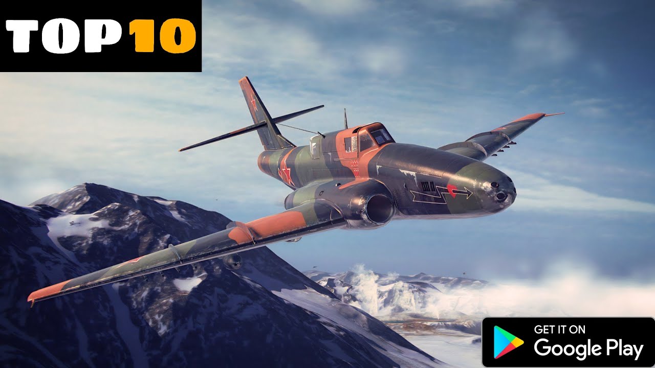 Top 10 High Graphics Air Combat Games For Android 2026 (Console Level)