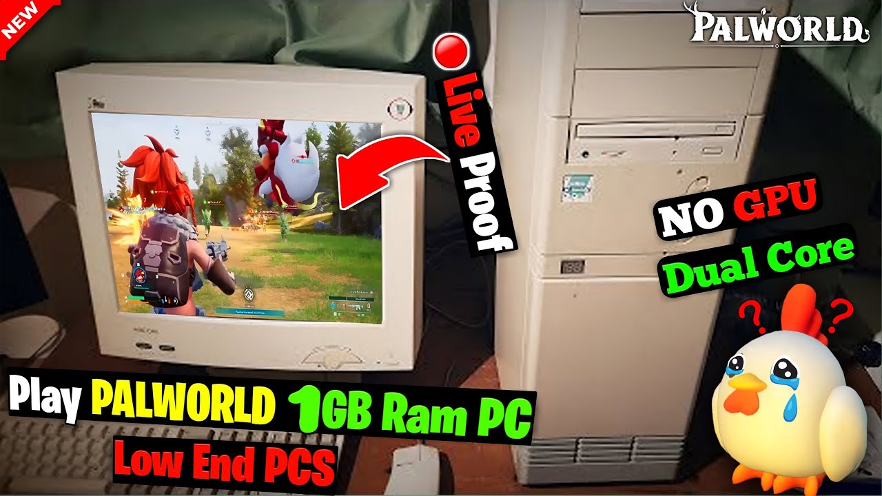 How To Download & Play PALWORLD On 1GB RAM PC Without Graphics Card