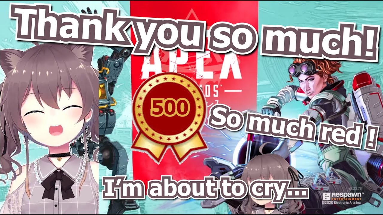 【ENG SUB】Matsuri gets showered by red super chats and cries, breaks her SC record, Apex Gacha!