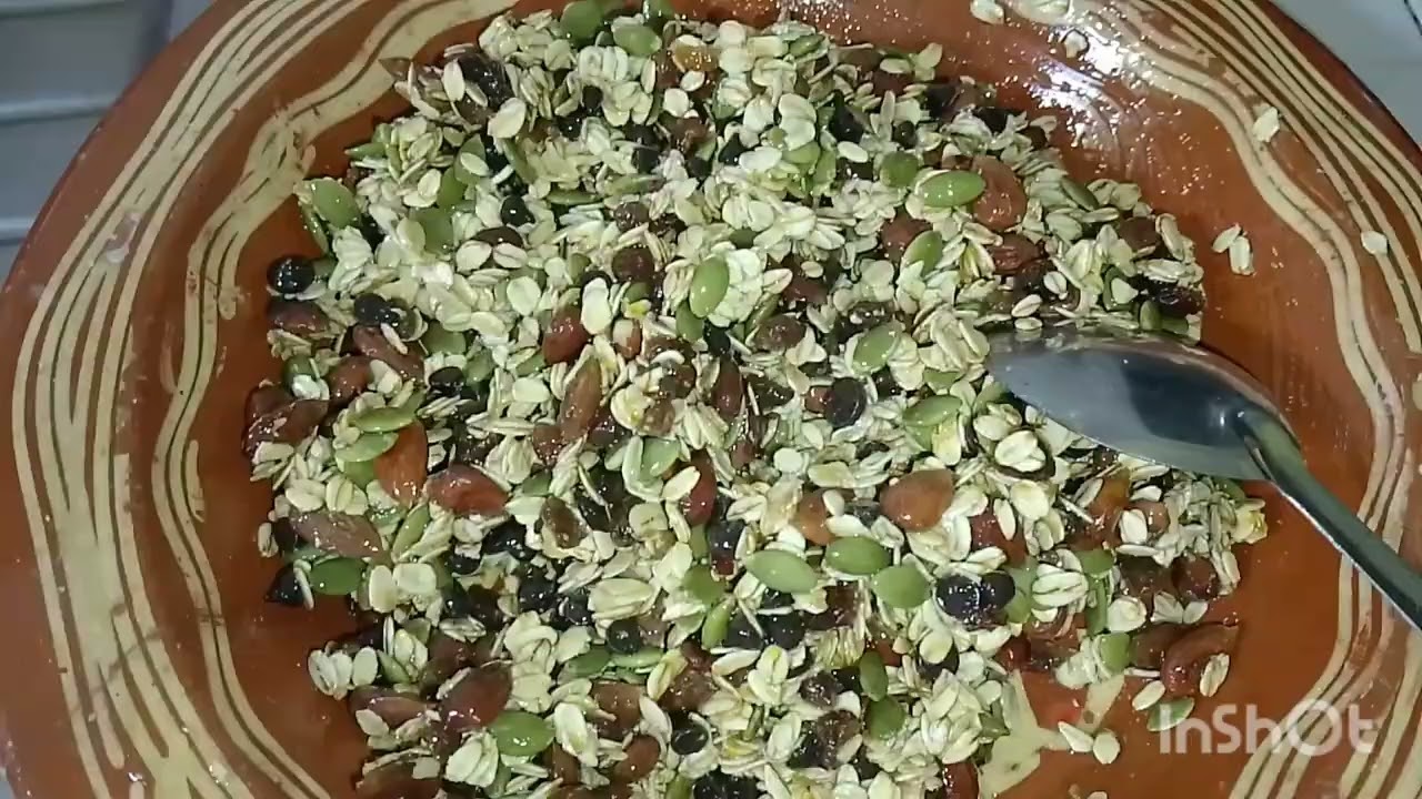 كوكيز صحي بالمكسرات كايجي زوين كيعجب الدراري جربوه ما غاتندموش عليه