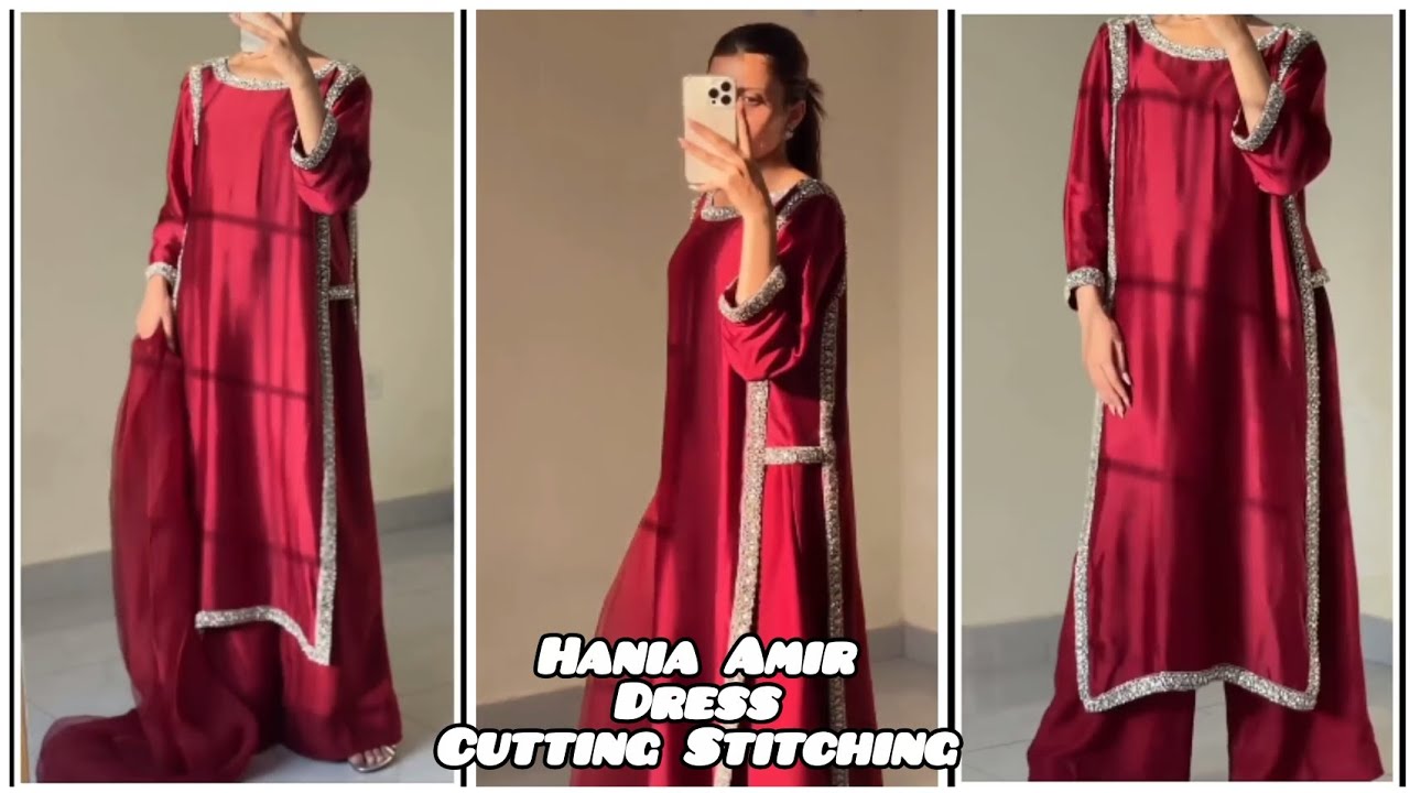 Most Viral Haniya Amir Trending Dress Cutting Stitching Tutorial ||  Eid Dress Designs 2026 
