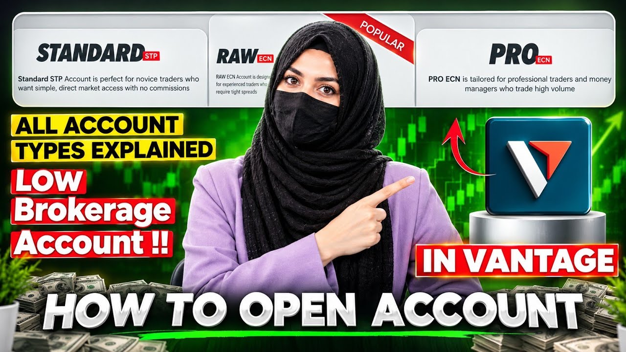 How to Open Account And Deposit In Vantage || Step by step guide for beginners 