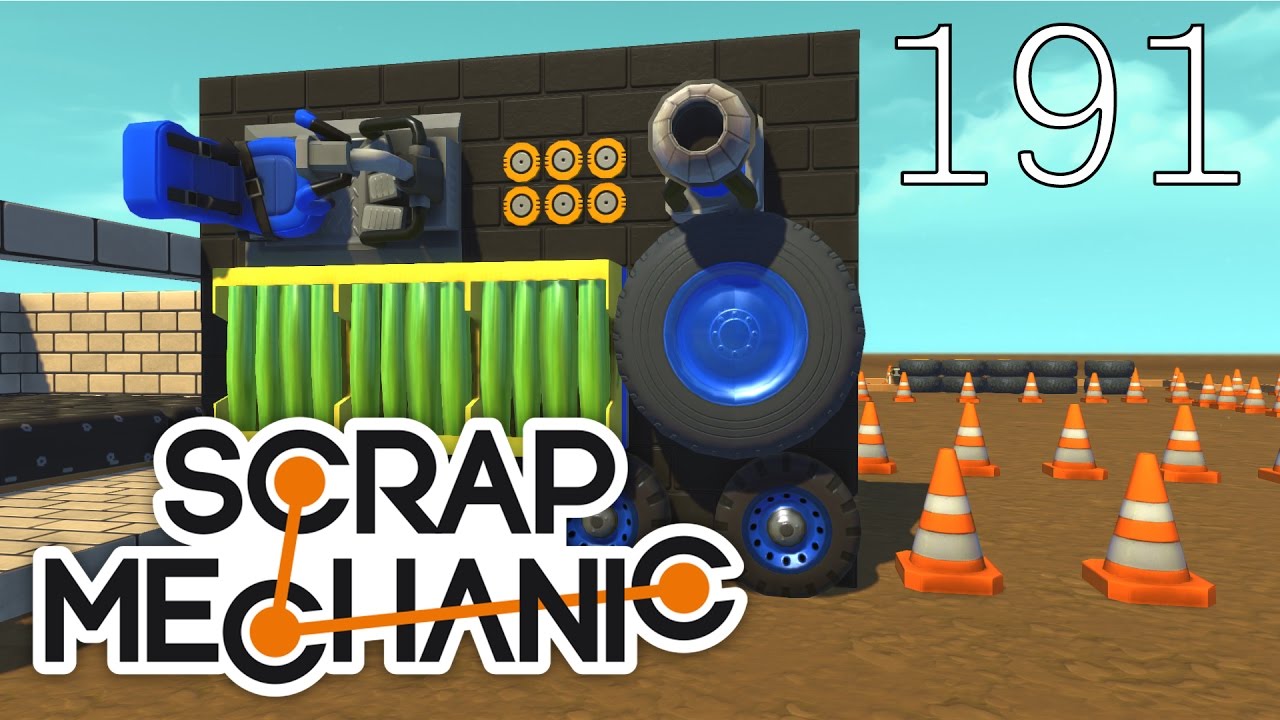 Scrap Mechanic [#191] OGÓRKOMOBIL! Mapa by Patrykos i Pachu