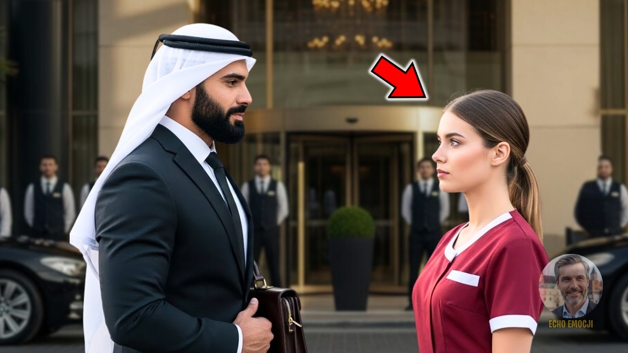 Nikt nie mógł uspokoić wściekłego BIZNESMENA — aż SPRZĄTACZKA odezwała się płynnie po arabsku
