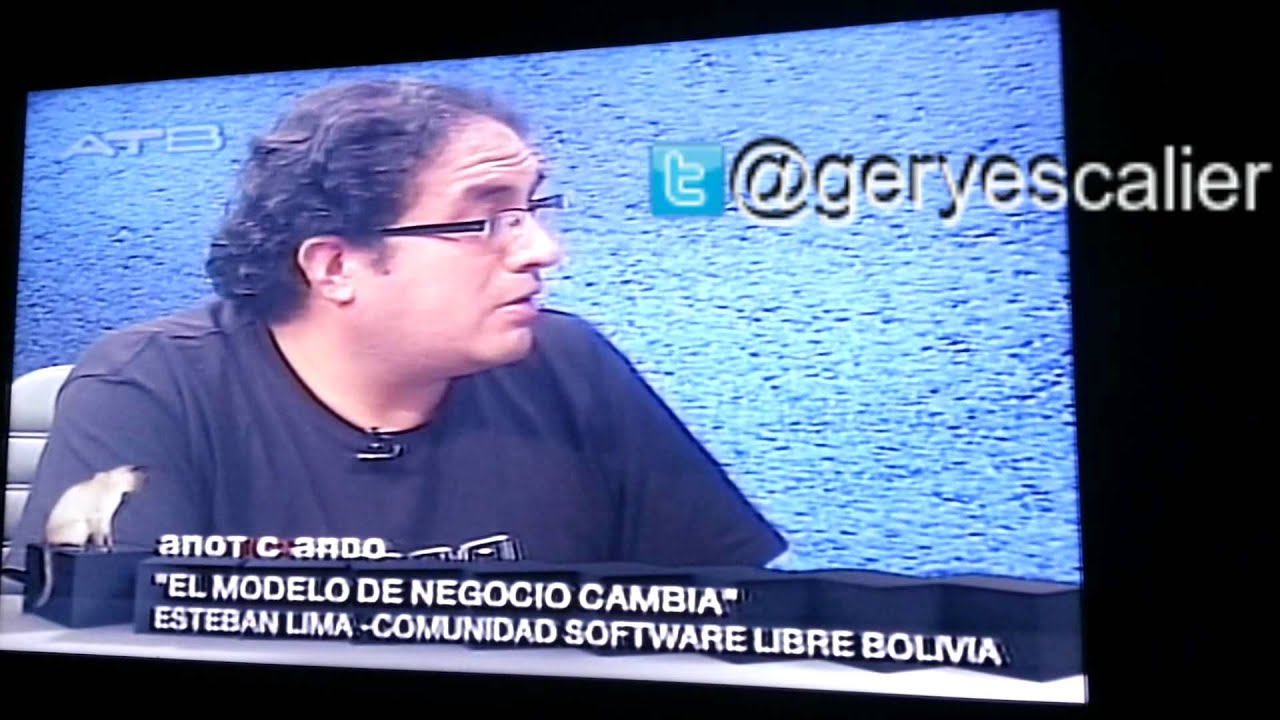 ATB Anoticiando - Esteban Lima Comunidad Software Libre  Bolivia