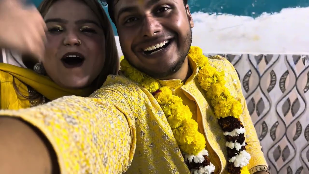 Bhai ki haldi mai massi lai  dudh jalebi 😇🤗