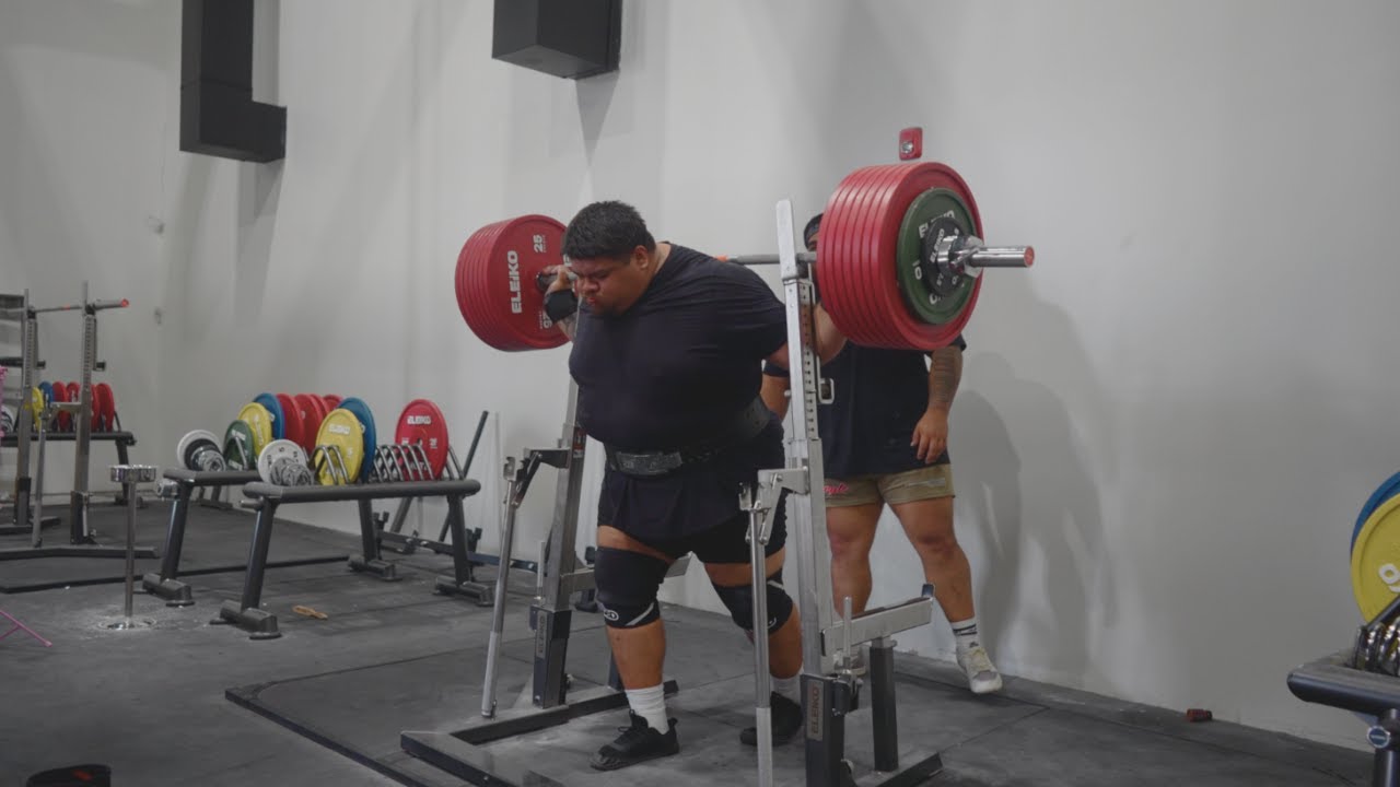 3 weeks out from nationals | heavy squats