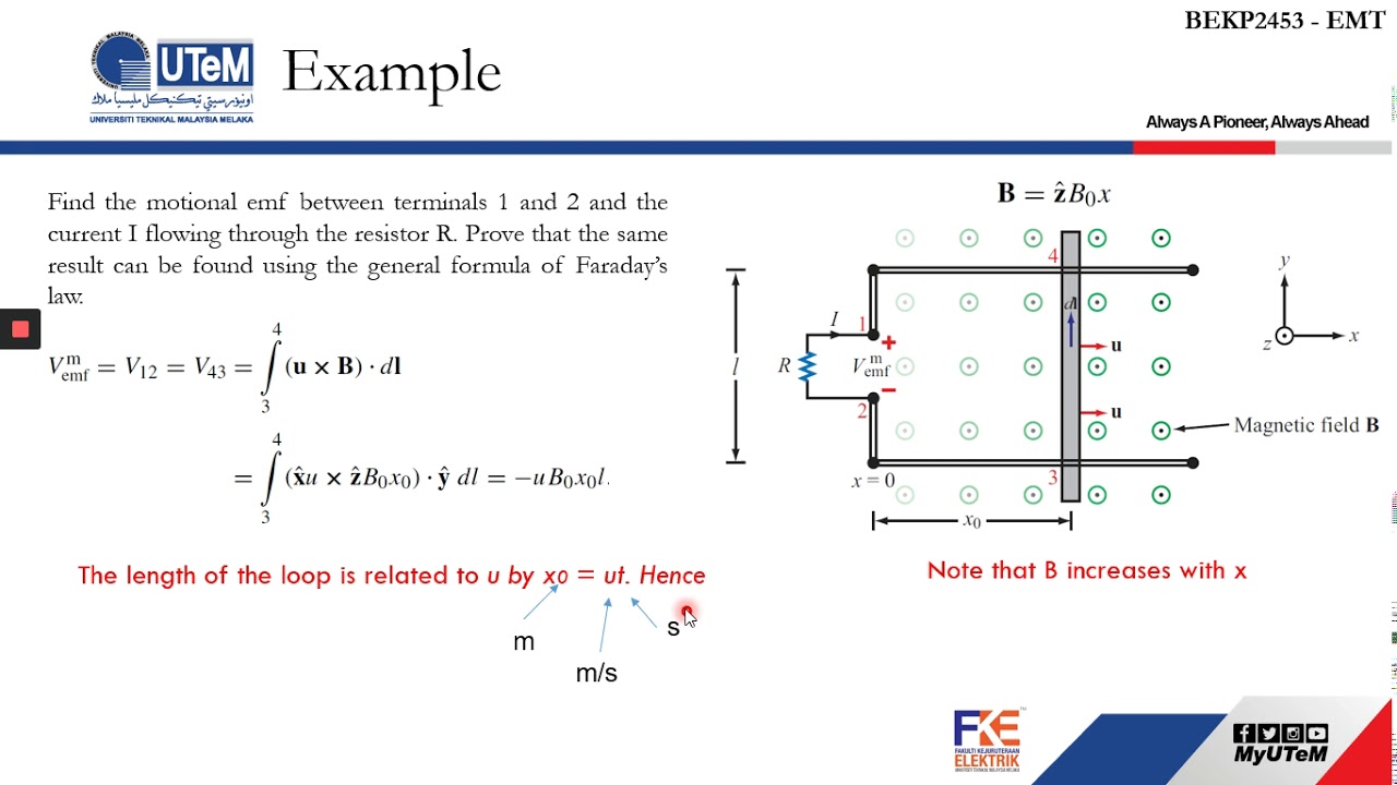 Moving Conductor, Static Magnetic Field