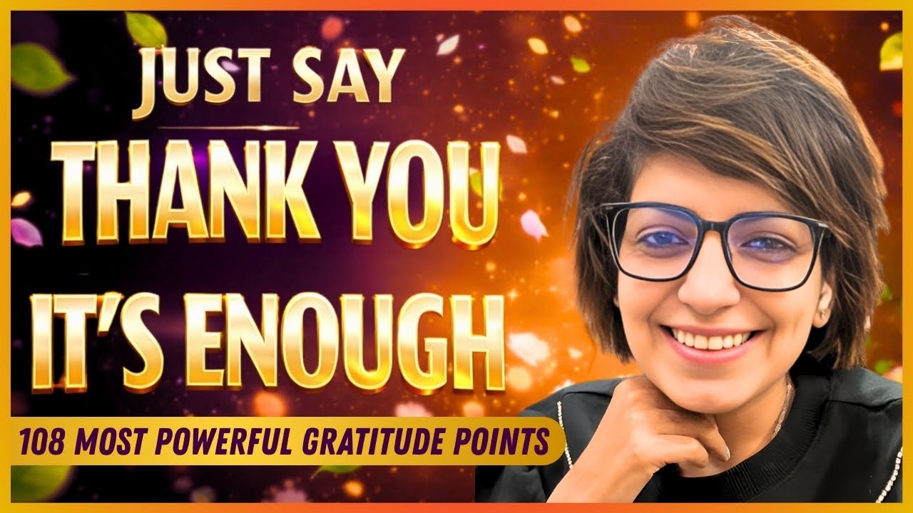 Manifest Miracles Fast | Just Say Thank You | 108 Powerful Gratitude Affirmations