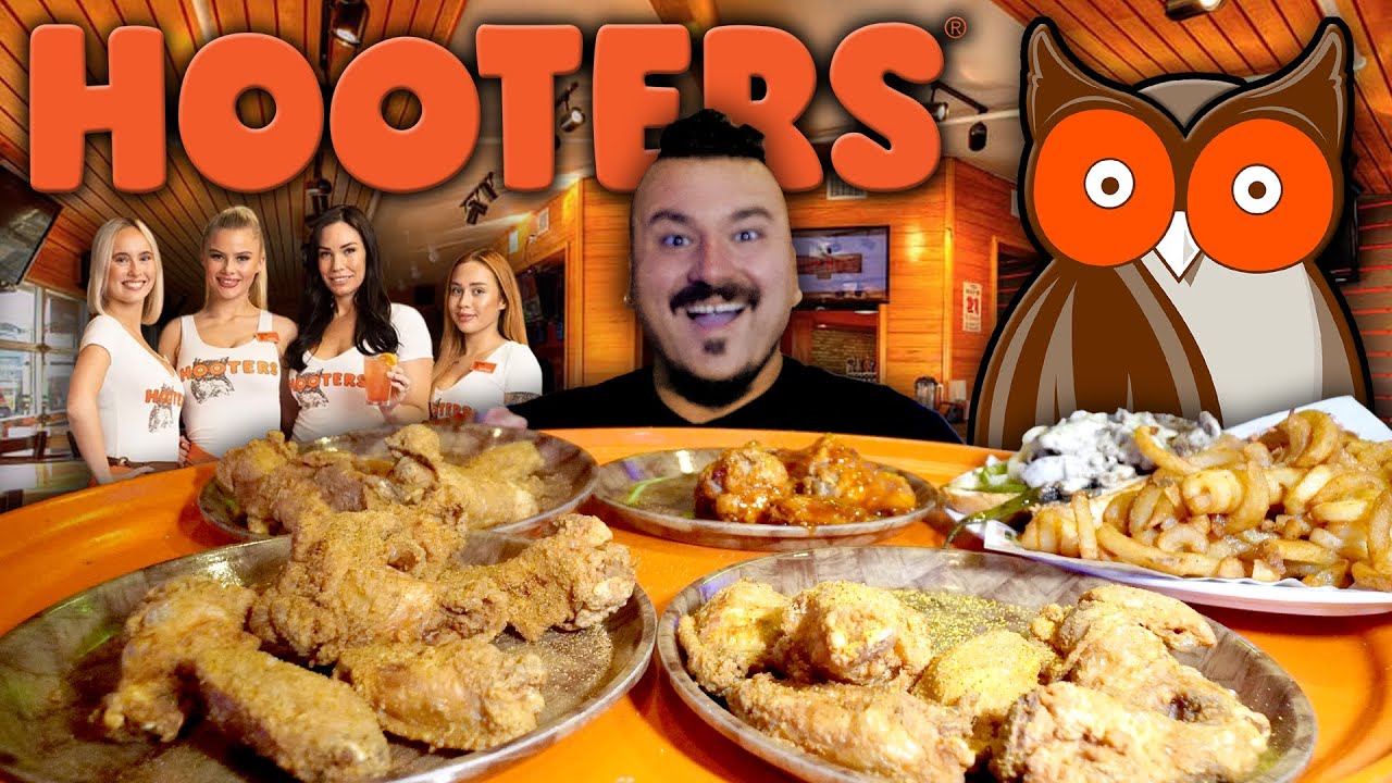 Probando las ALITAS DE POLLO en HOOTERS ¿Estarán buenas? 🍗