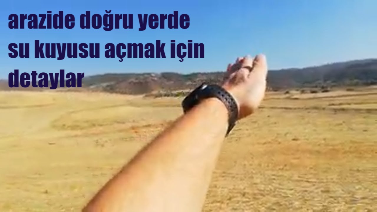 Tarlanızda su mu bulmak istiyorsunuz?