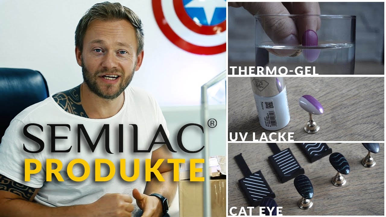 Gelnägel - Semilac Produkte - Thermogel - UV Lack - Cat Eye