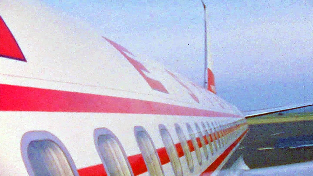 1965 Western Airlines Boeing 720B Flights - Portland International Airport & Landing in Seattle