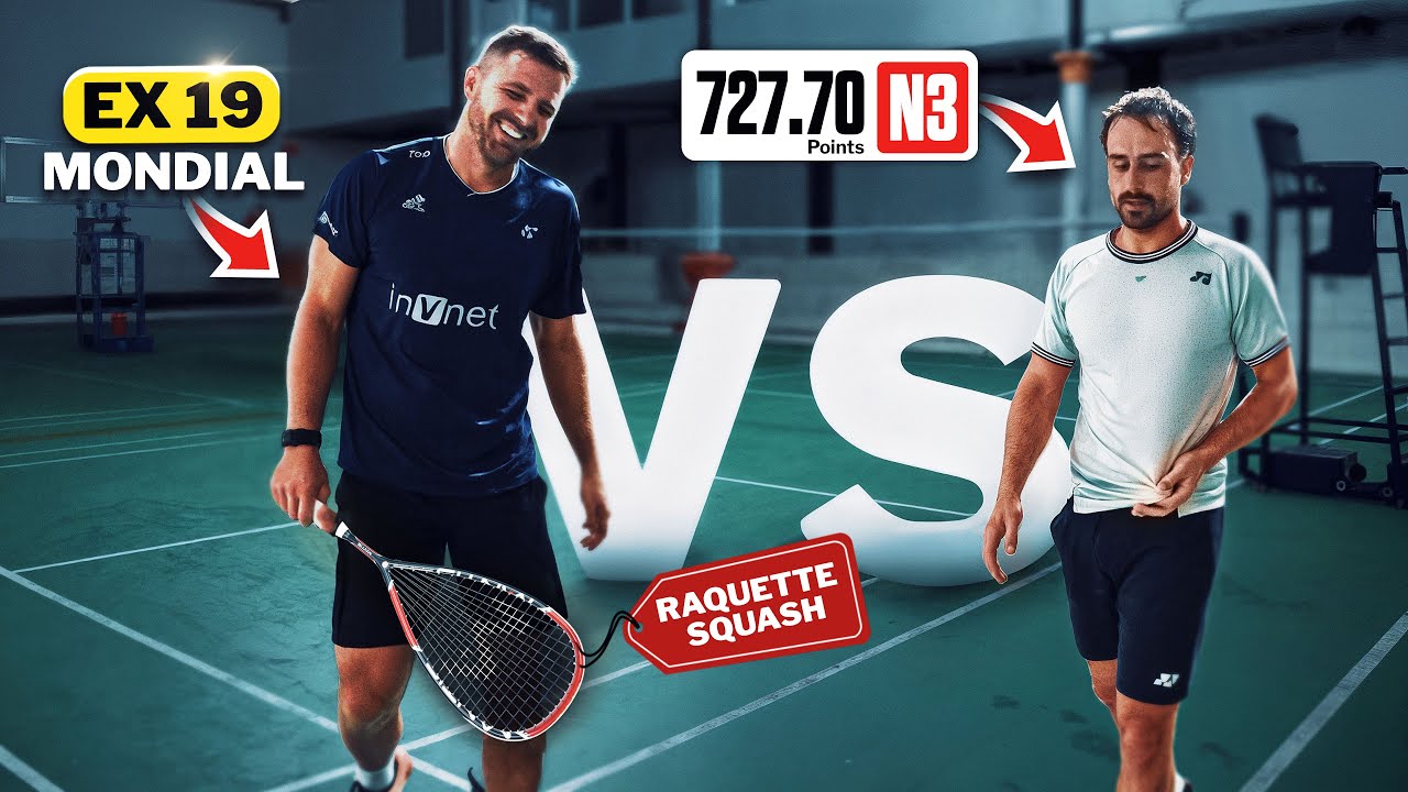 Brice Leverdez me défie en Badminton avec une Raquette de Squash (je veux pas perdre !)