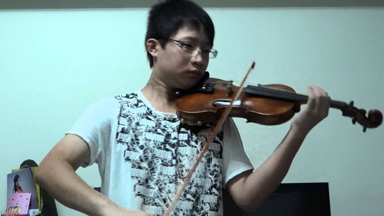 譚傑明 Lalo - Symphonie Espagnole Op 21   2011文化盃賽前練習