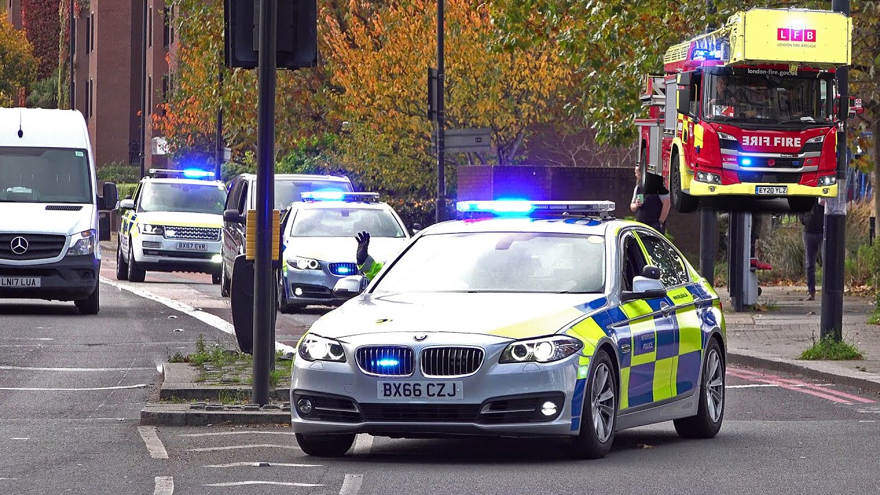 High Security Escort & emergency vehicles responding in London