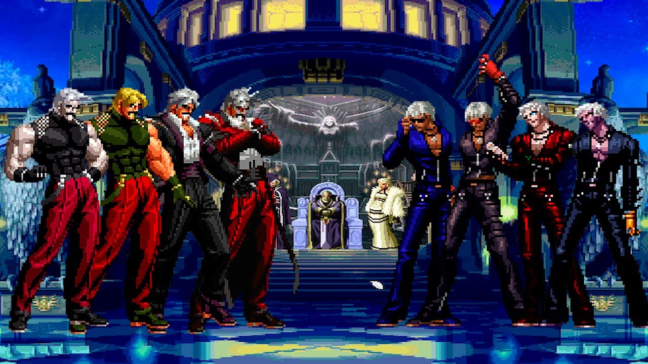 [KOF Mugen] Rugal Bernstein Team vs K' Team