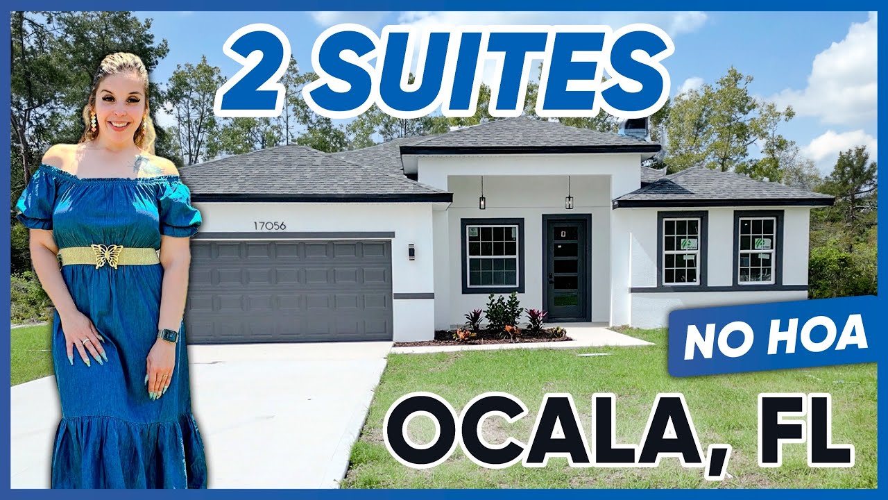 Brand New home for sale in Ocala, FL with TWO Suites AND NO HOA!