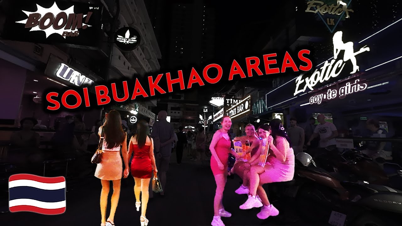 Soi Buakhao Areas (Myth Night, MIT, Tree Town, LK Metro, Second Road) Pattaya, Thailand