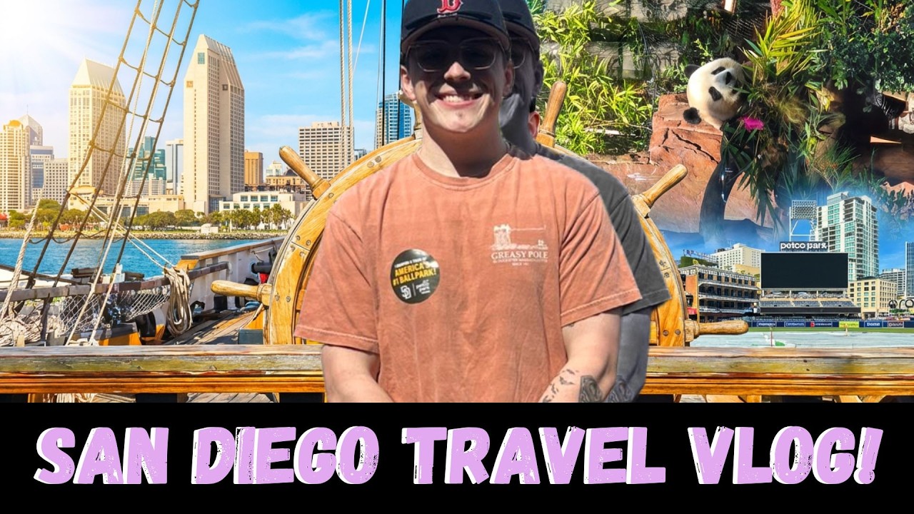 My First Travel Vlog!! 🐼🌴⚾