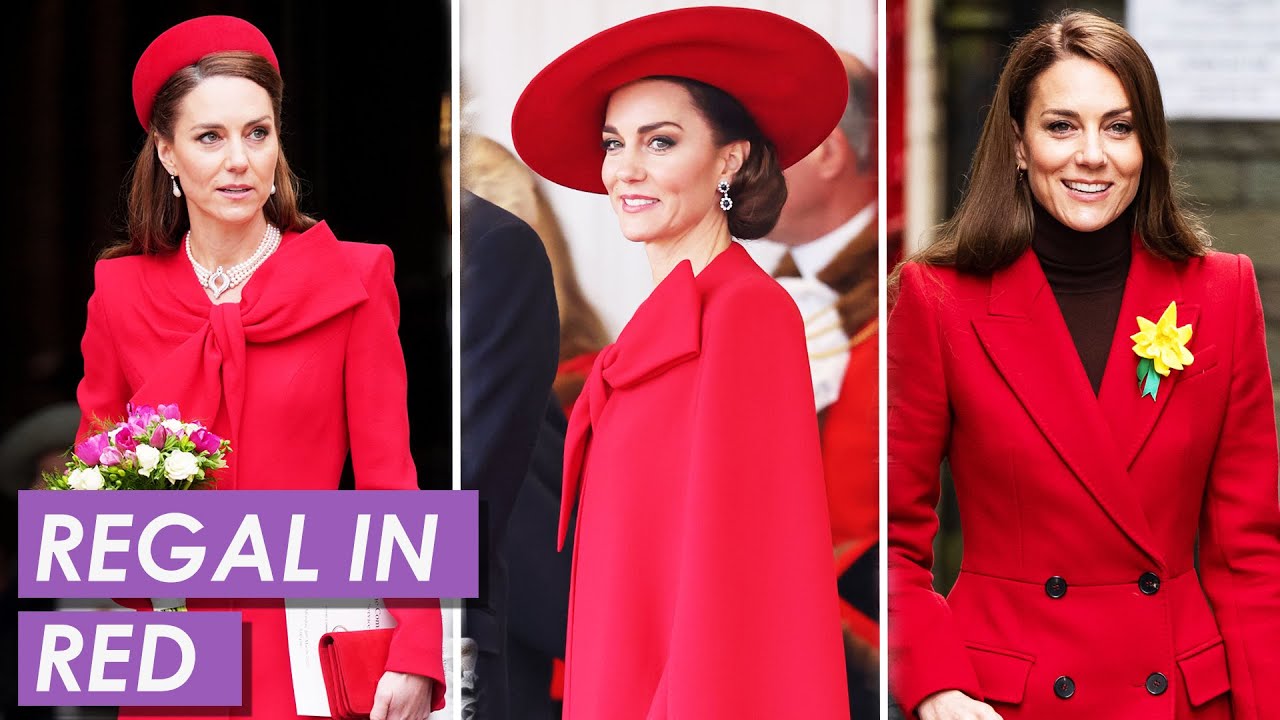 Princess Kate's Iconic Red Fashion Moments Over the Years