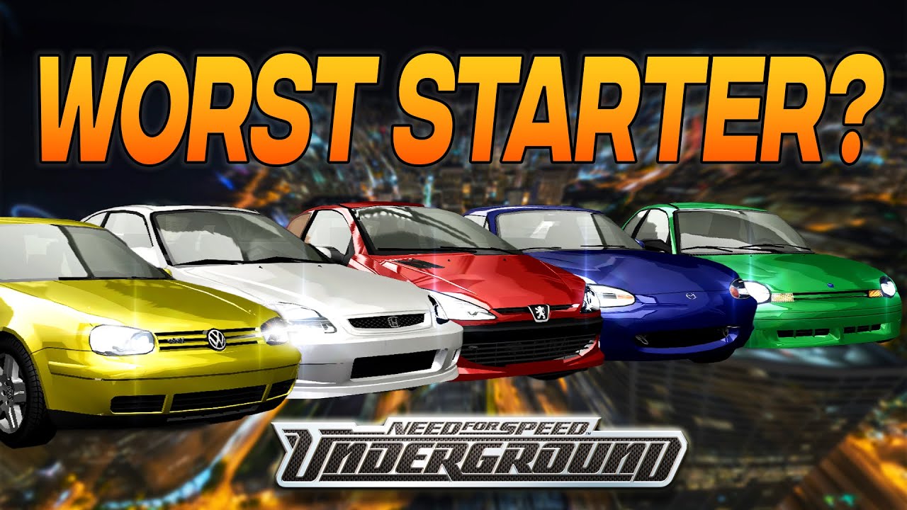 Какая стартовая машина в Need For Speed ​​Underground ХУДШАЯ?