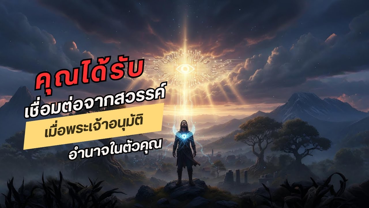 คุณได้รับการเชื่อต่อจากสวรรค์: เมื่อพระเจ้าอนุมัติอำนาจในตัวคุณ