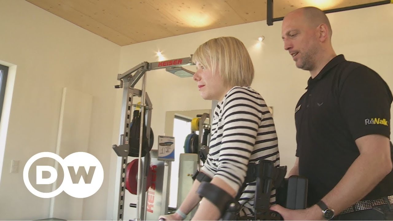 Learning how to walk with an exoskeleton | DW Documentary
