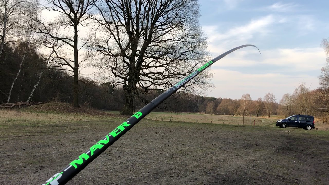 Kopfrute Maver Carp Match 12.70m im Nachschwingverhalten
