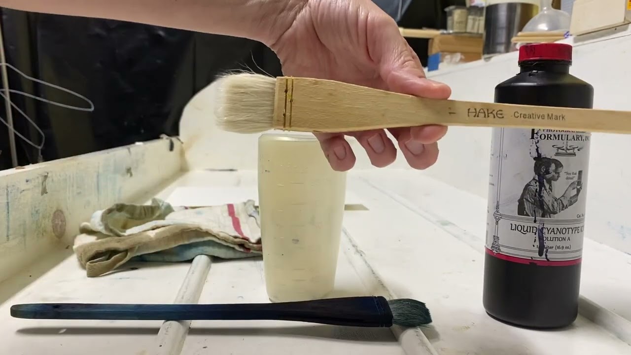 Cyanotypes: Coat your own paper!