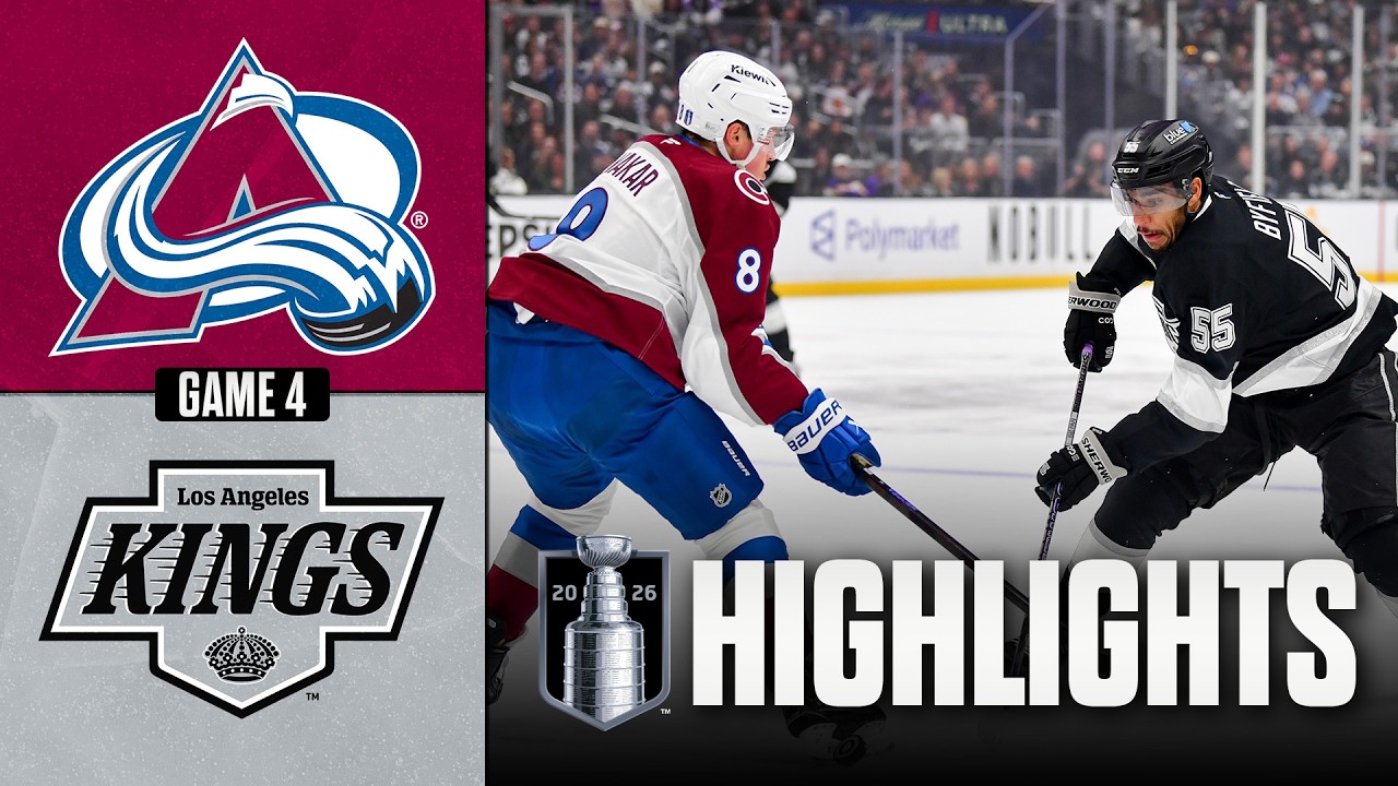 Avalanche vs. Kings | NHL Playoff Highlights | Game 4 | April 26, 2026