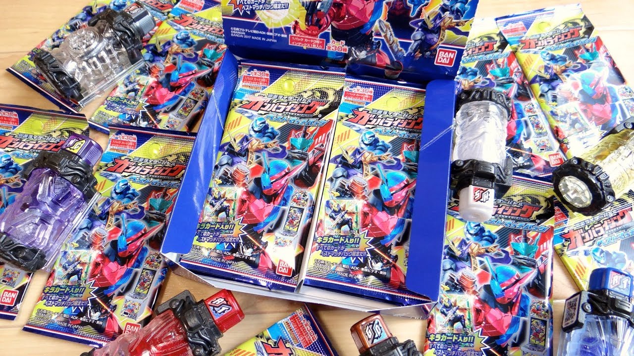 ボトルマッチ弾にパック版が発売！1BOX6000円分を20パック一気に開封レビュー！ガンバライジング ベストマッチパック 仮面ライダービルド