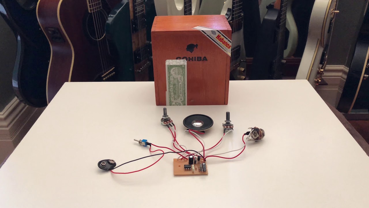 Cigar Box Guitar Amp Part 1