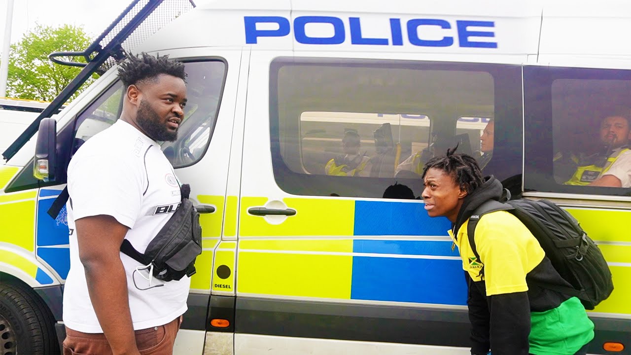 Committing Crimes in Front of Police!