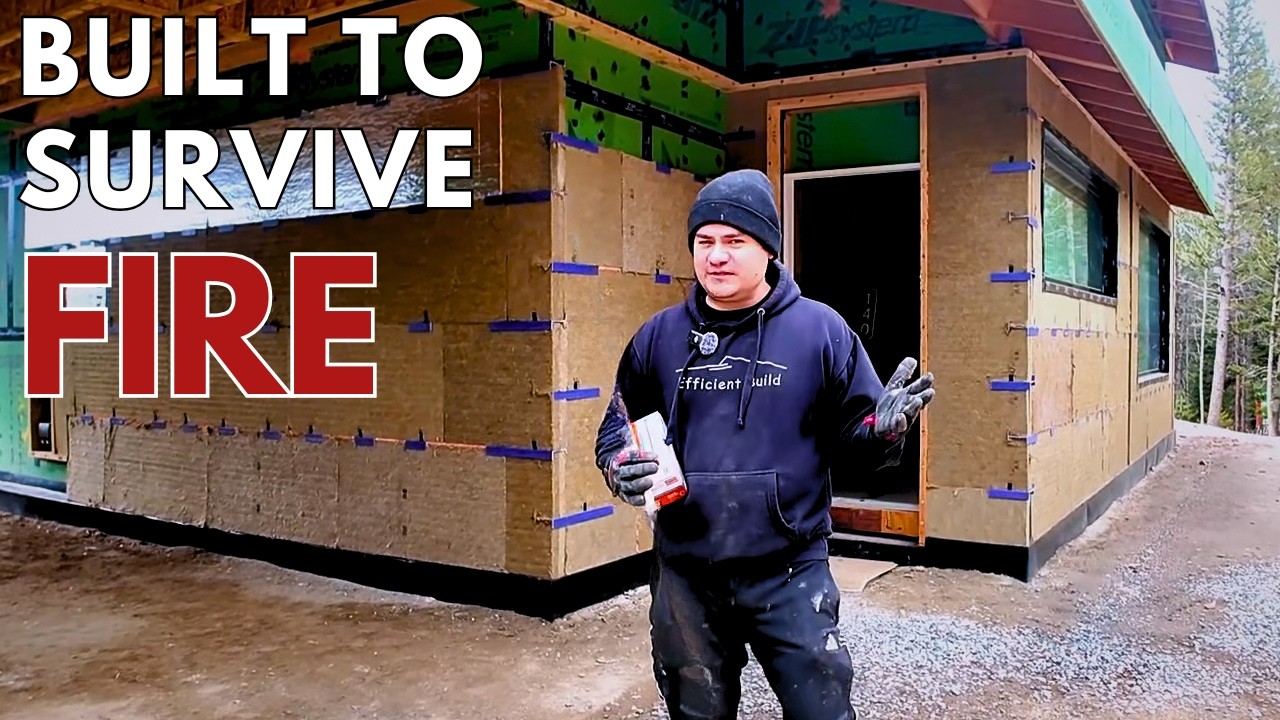 4” Exterior Insulation for High-Performance & Wildfire-Resistant Homes (WUI Build)