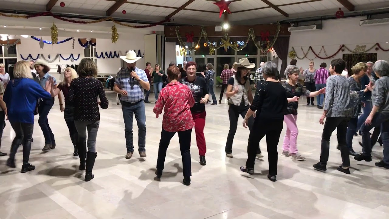 ALL TOGETHER - COUNTRY CONTRA DANCE (Explication des pas et danse)