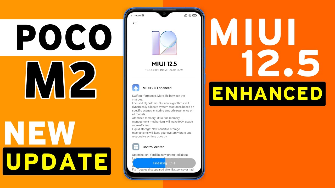 Poco M2 Miui 12.5 Enhanced Update | Poco M2 New Update MIUI 12.5 ENHANCED EDITION #PocoM2 #M2