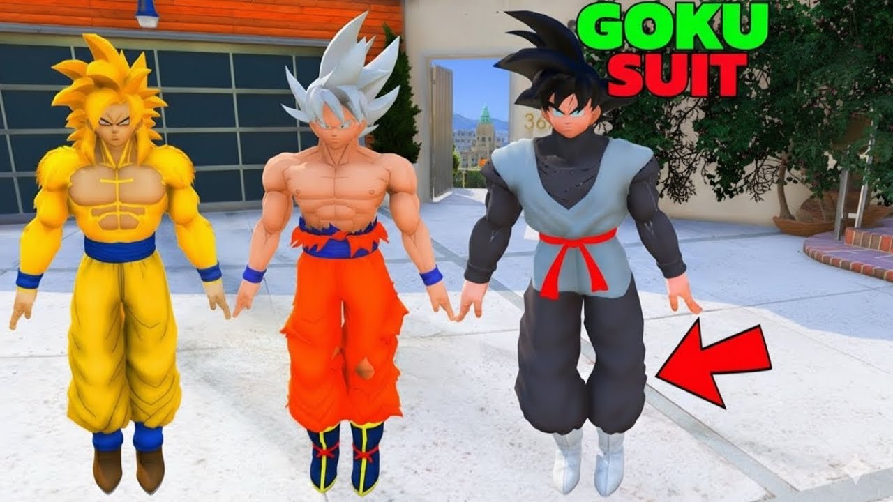 Stealing Every Goku Suit In Gta 5 | Gta 5 Gameplay