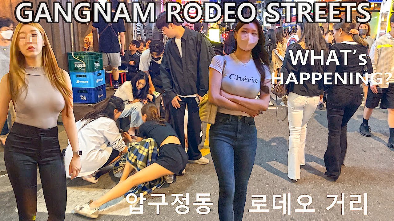 [4K 압구정동 로데오]- 토요일 저녁에 압구정동 에서는 무슨 일이?????😁😁😁너무나 멋진 로데오거리를 함께 걸어요 😎😎😎GANGNAM/SEOUL/KOREA