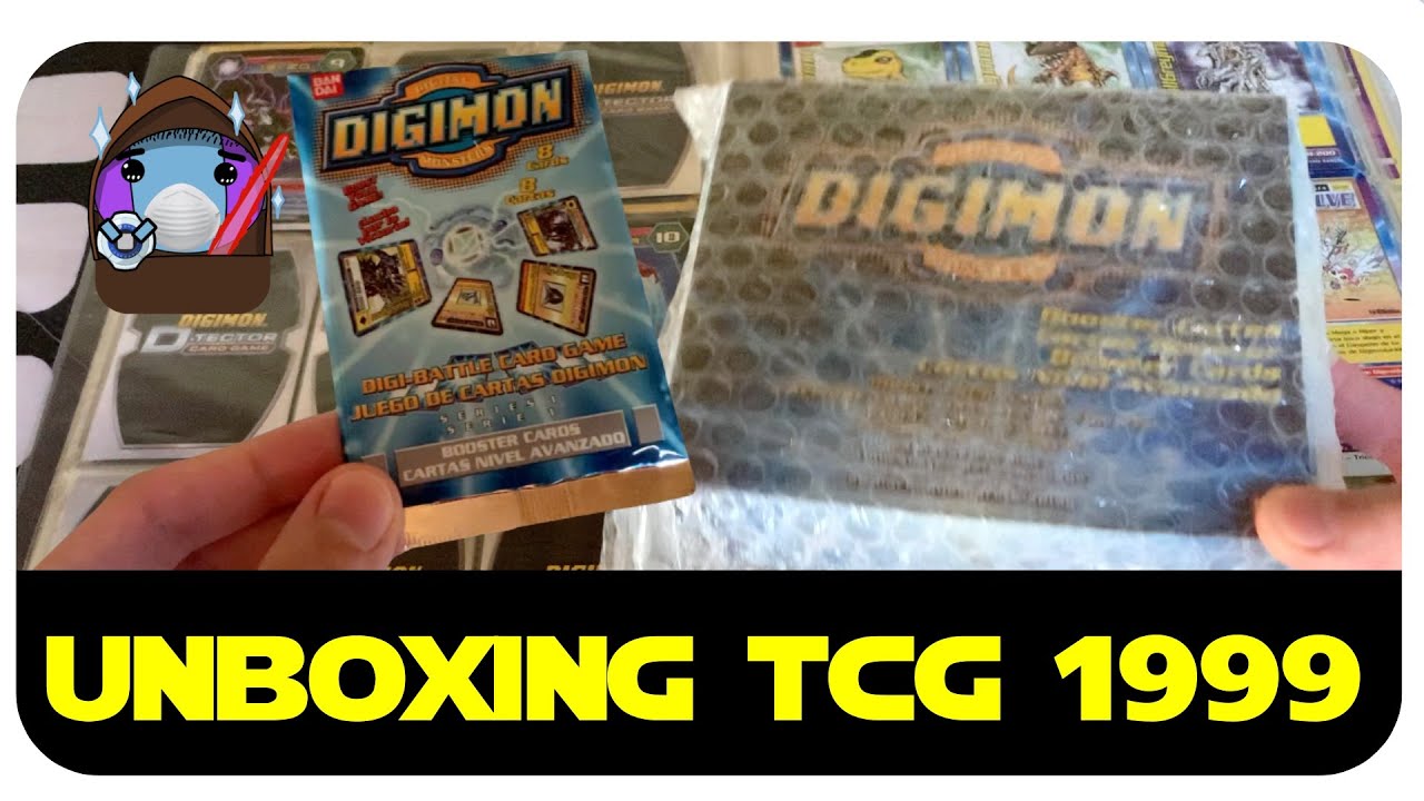 UNBOXING: DIGIMON TCG 1999 (1ª Edición): CAJA de SOBRES del juego de cartas / The Card Game