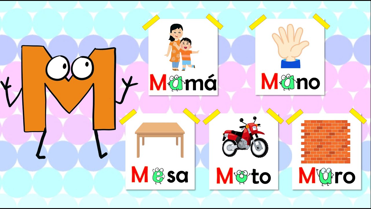 LETRA M FÁCIL 🌀 APRENDE A LEER RÀPIDO SÍLABAS Y PALABRAS CON M / VIDEOS EDUCATIVOS PARA NIÑOS.