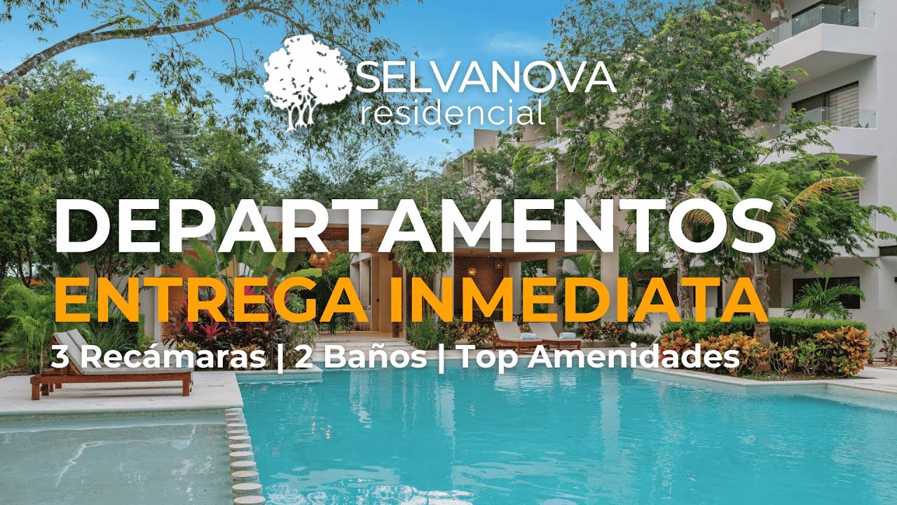Selvanova Coto 11 | Departamentos Playa del Carmen Entrega Inmediata
