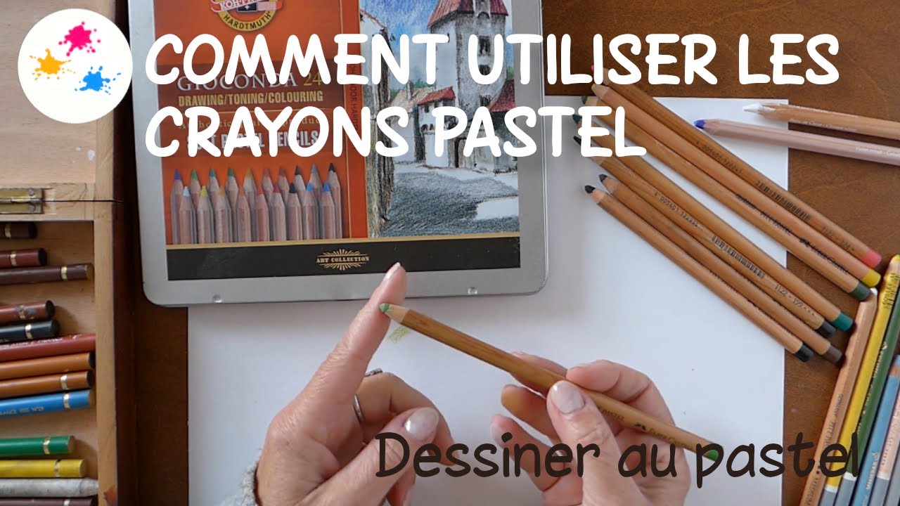 Comment utiliser les crayons pastel
