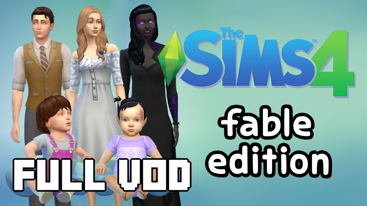 i made some fable smp gods and their kids in the sims (FULL VOD)
