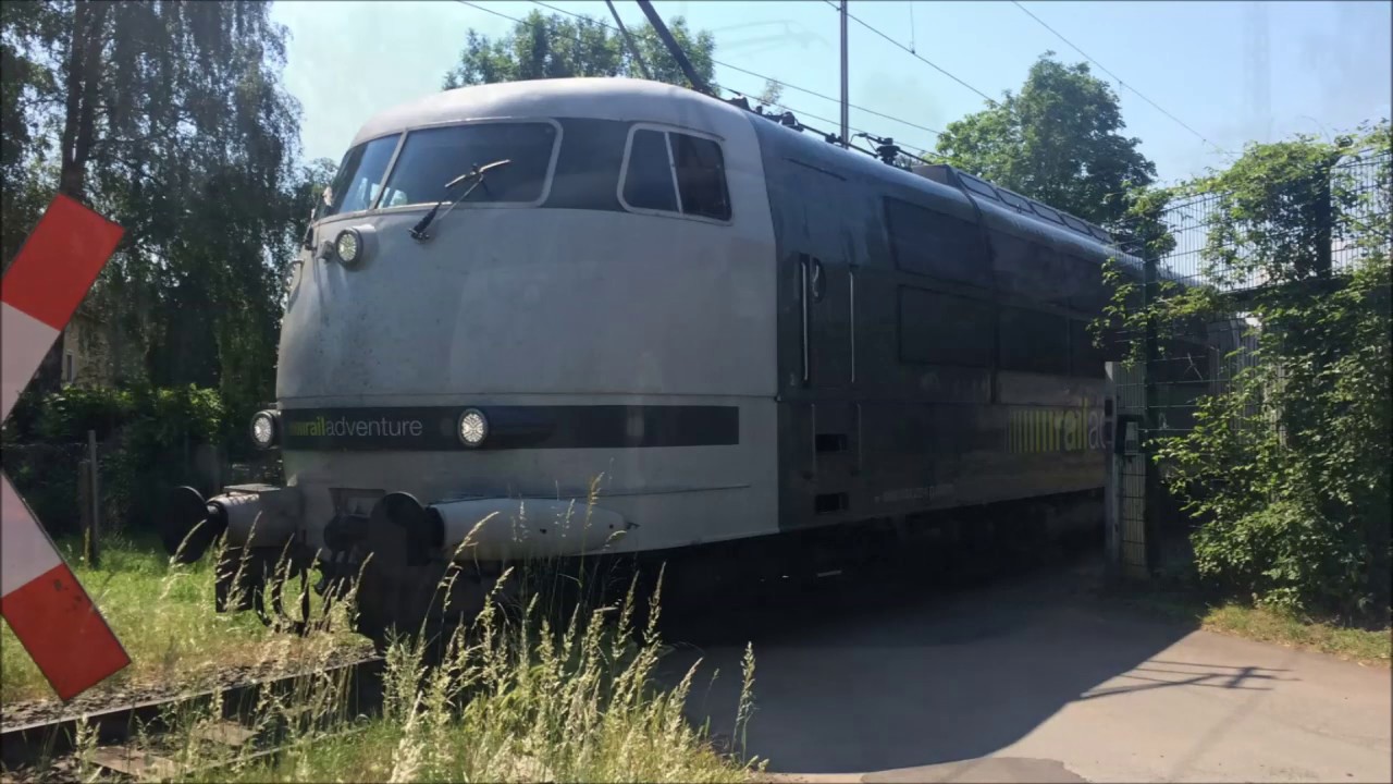railadventure 103 222 mit einem Schwedischen Kiss bei der Systemtechnik Minden Am 26.05.18