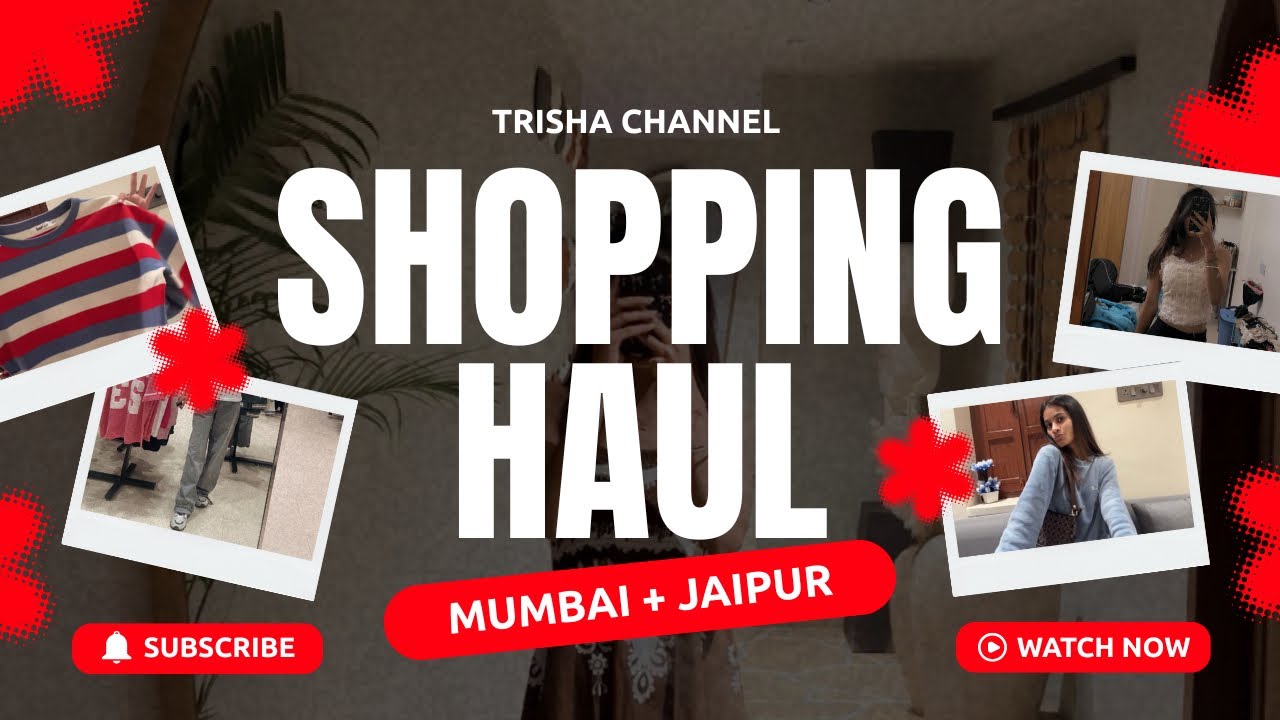 Mumbai & Jaipur Shopping Haul 🛍️ | Everything I Bought (Worth It?)”