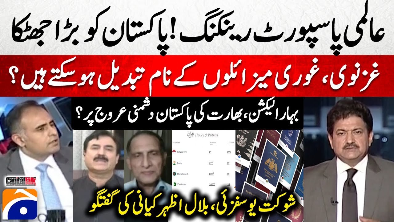 World passport ranking! Big Shock - Can the names of Ghaznavi and Ghauri missiles be changed?