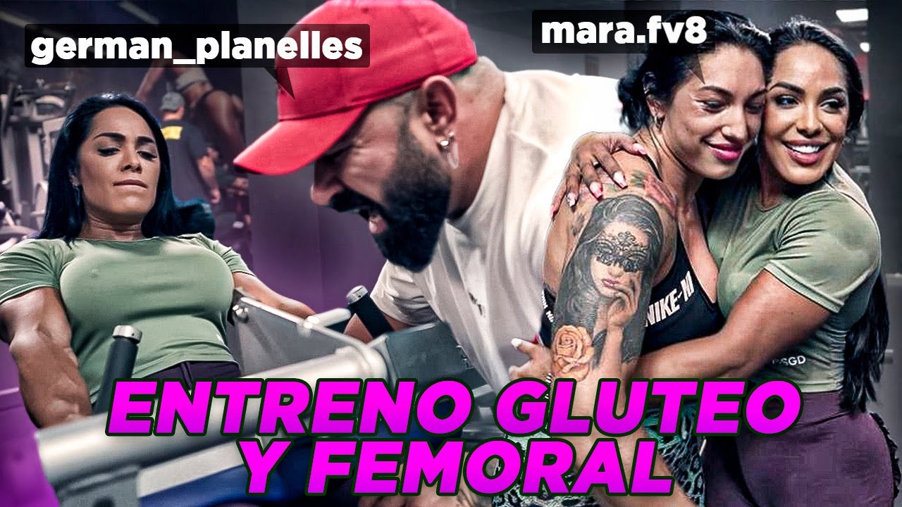 ME SOMETO AL ENTRENO DE GLUTEO Y FEMORAL DE GERMAN PLANELLES |🍑  wellness workout 🍑