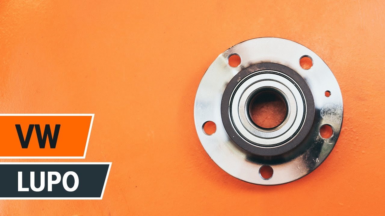 How to change rear wheel bearing VW LUPO TUTORIAL | AUTODOC
