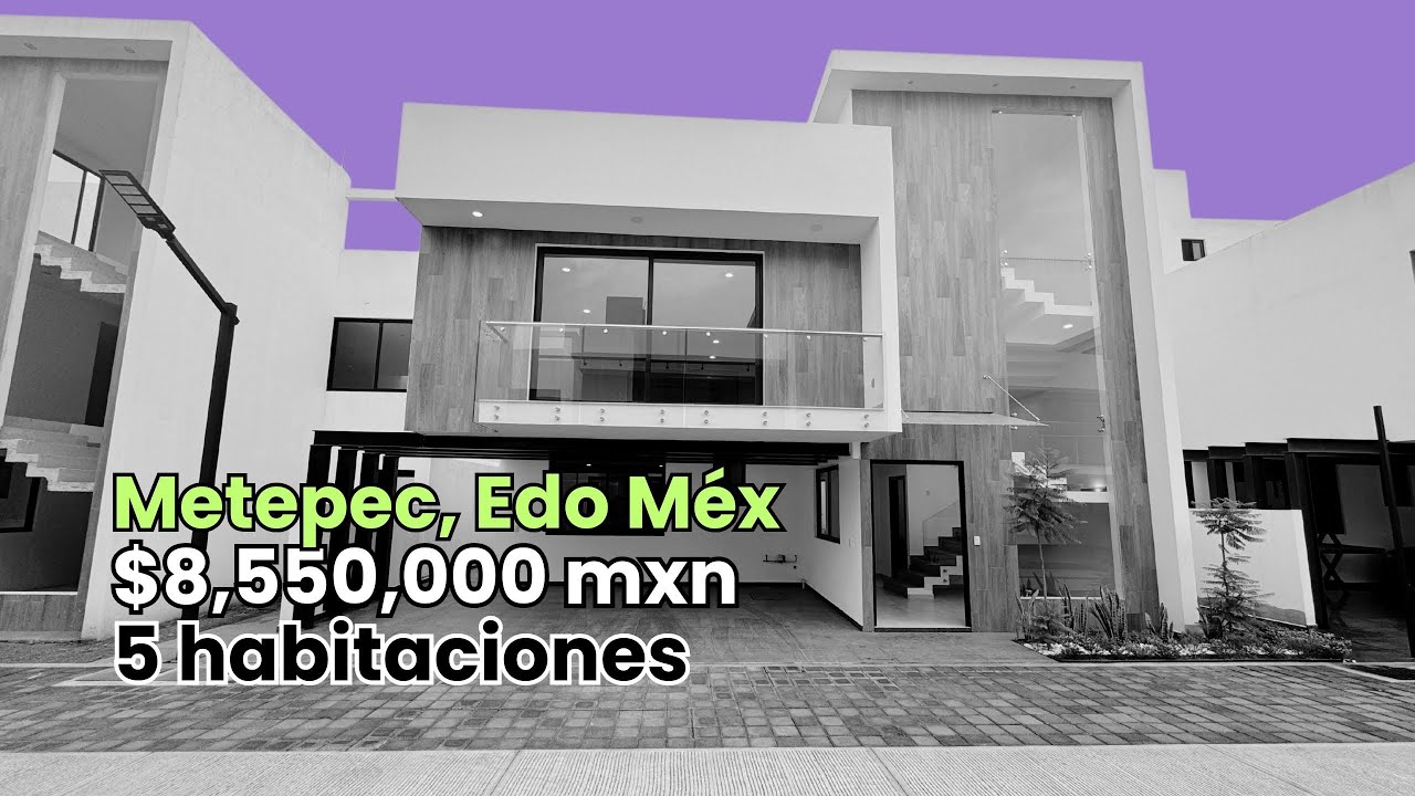 Casa en Venta Metepec con habitación en planta baja $8,360,000 mxn 